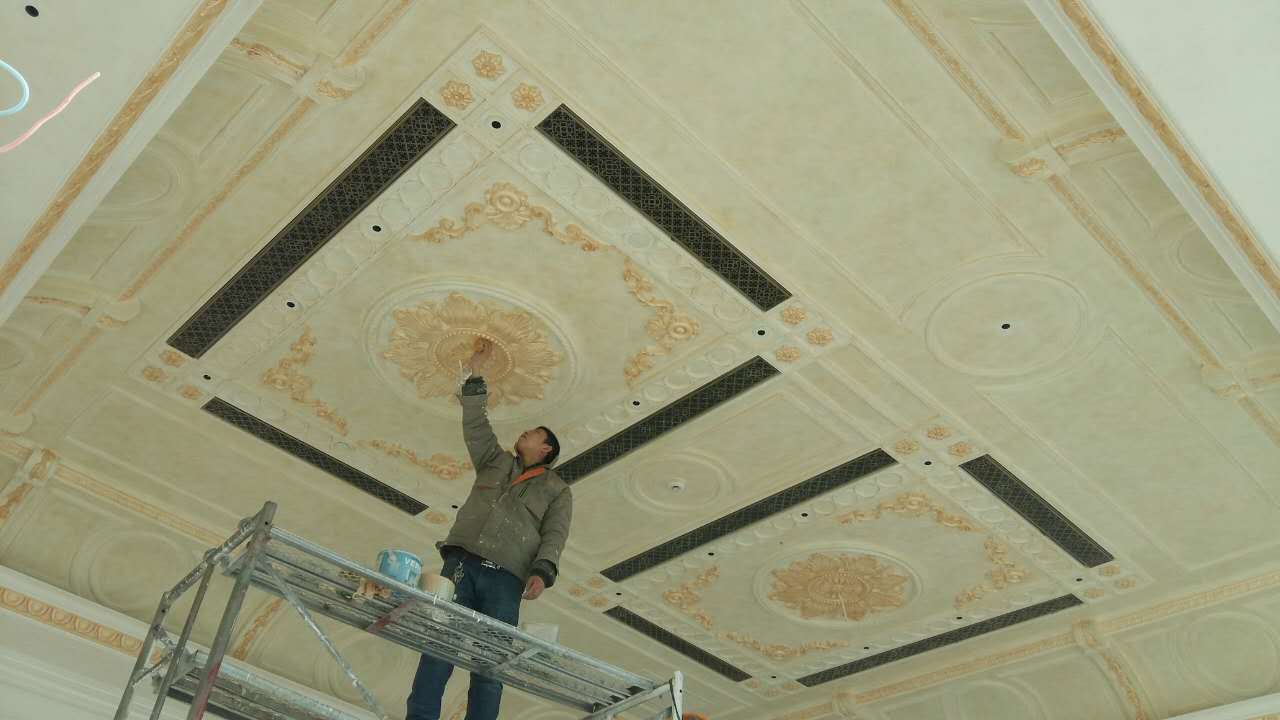 【石膏線造型吊頂金屬漆】_